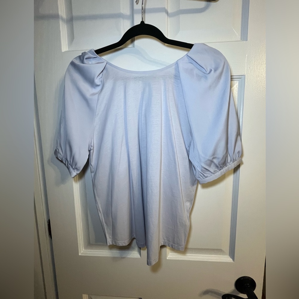Light blue blouse